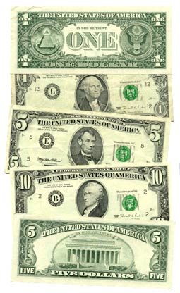 Various Federal Reserve Notes