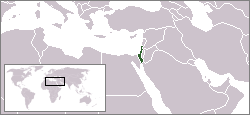 Location of Israel