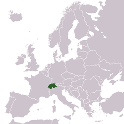 Location of Switzerland