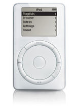 A first generation iPod.