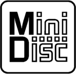 The MiniDisc logo