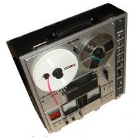 A 1969 Sony TC-630 reel-to-reel recorder