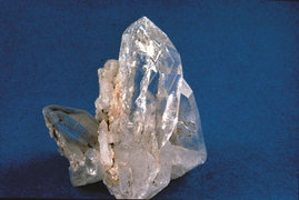 Photo of quartz crystal group