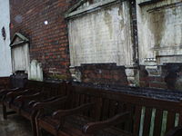 Churchyard benches
