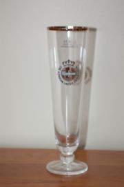 A Warsteiner Pilsner glass.