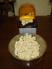 A home popcorn-maker.