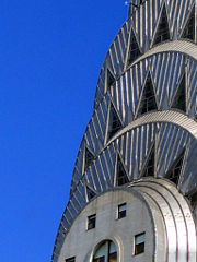 The pinnacle of New York's Chrysler Building is clad with type 302 stainless steel.