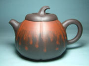 A Chinese Zisha teapot - "Melon"