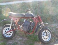 An old style minibike