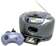 Hybrid Sega CD/Sound Minisystem manufactured by Aiwa