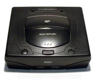 The Sega Saturn video game console.