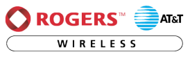 Rogers AT&T logo when Rogers' wireless division was in partnership with AT&T.