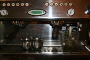 A modern espresso machine.