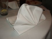 Folded napkin