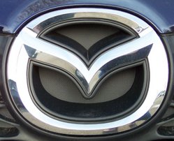 Mazda logo in 2005