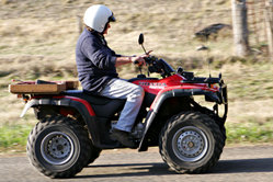 The ATV is commonly called a four wheeler in Australia. They are used extensively in agriculture