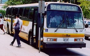TheBus, established by Mayor Frank Fasi, is Honolulu's only public transit system.  It was twice honored as America's Best Transit System, before being disqualified from the American Public Transportation Association competition. Other cities felt they could not compete against Honolulu.